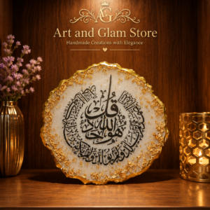 handmade resin coaster – 5 inch