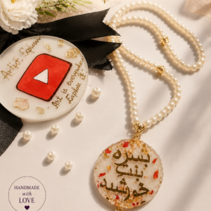 personalized resin name tasbeeh – handmade islamic gift ✨