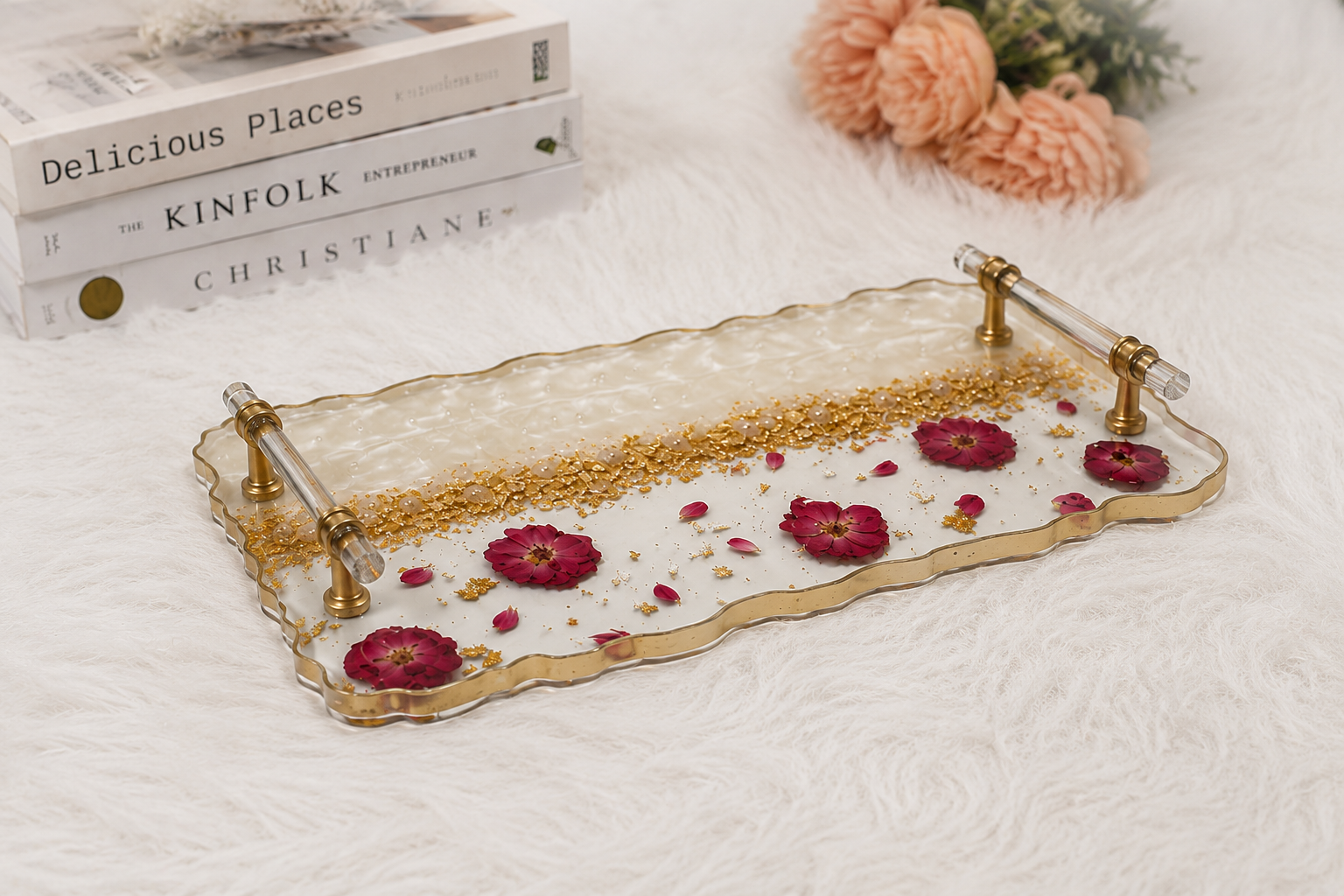 handmade resin serving tray handmade resin serving tray