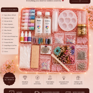 Home premium resin beginner kit β 2 in 1 complete combo pack