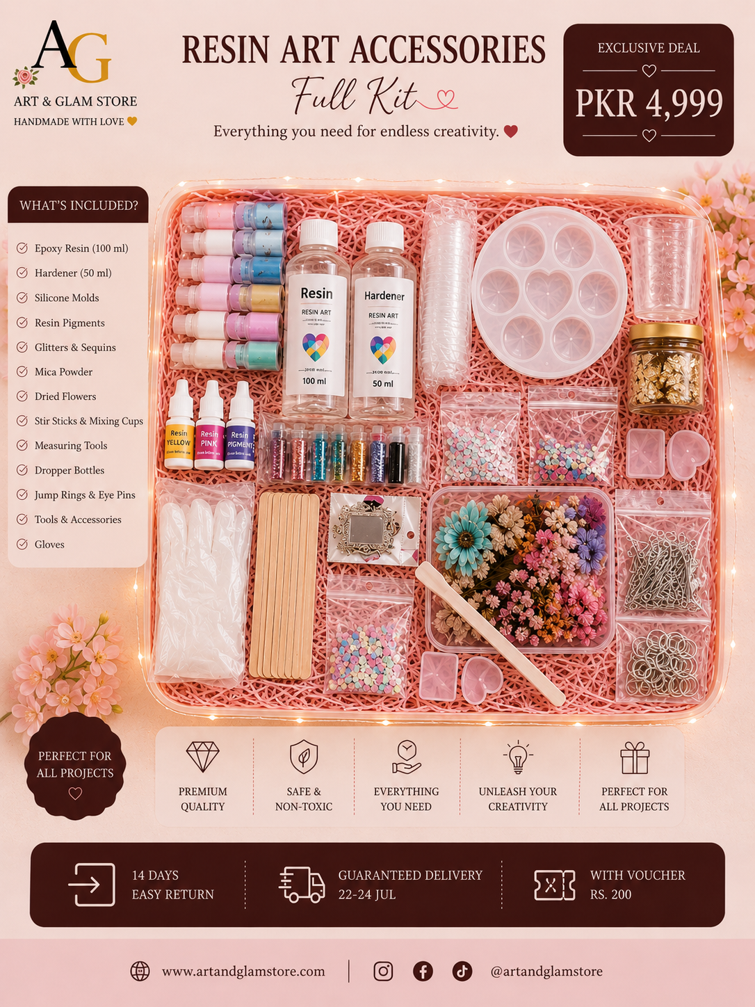 premium resin beginner kit – 2 in 1 complete combo pack premium resin beginner kit – 2 in 1 complete combo pack