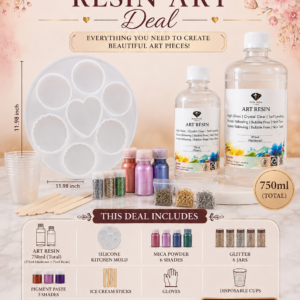 premium resin beginner kit – 2 in 1 complete combo pack