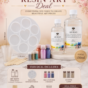 resin beginner kit – 2 in 1 combo pack